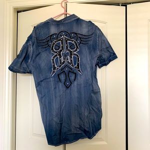 Denim button up from Roar XXL